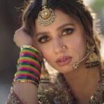 Mahira Khan Instagram - Makeup campaign for @lafioreisb 💄💋🍃 Jewellery @opalbymadihaihsan Clothes @hussainrehar.official PR/Coordination @hassanabdullahofficial Stylist @iamwaleednadeem Photography @shahbazshaziofficial Videography @okbfilms