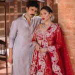 Mahira Khan Instagram - Mahirah Khan & Fawad Khan bring to life , our vision for the latest Bridal Couture collection ‘23 , Phir Milenge ! The elegance of this collection intends to capture the essence of the brands design ethos - Refined and exclusive. At Sadaf Fawad Khan Studio , we enjoy the challenge to achieve a balance between preserving age old cultural traditions and complimenting our modern day sensibilities. We hope you will enjoy this beautiful collection that has been captured by the dreamy lens of @abdullahharisfilms Hair & Makeup ( Fawad Khan ) - @shammalq Hair & Makeup ( Mahirah Khan ) - @fatimanasirofficial Jewllery : @farhatalijewellers Styling : @fazeel_anser , @sadaffawadkhan Set Art : @mahinareki , @khizer.durrani Camerawork : @talhaa_sharjeel #sfkbridals #sfkstudio #hazureonline #fawadkhan #mahirakhan #sadaffawadkhan