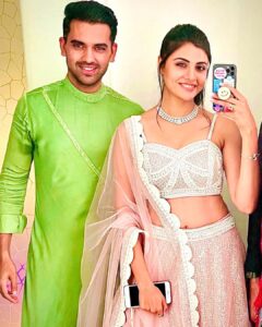 Malti Chahar Instagram - Happy birthday brother❤️ @deepak_chahar9 
Wish you many many happy returns of the day 🥳 Baki sab toh hai hi tere pass😜 I hope it multiplies with your birthday every year😘 
#happybirthday #brother #siblings