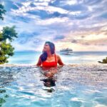 Malti Chahar Instagram - Feeling like a painting 🌸 #sunrise #infinity #pool #nature #love #view