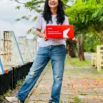 Mamitha Baiju Instagram - Stepping up my shoe game with these new kicks from @reblz.in Can't wait to show them off! Thank you @reblz.in @reblzdaily ❤️✨for sourcing this authentic gear 🥰