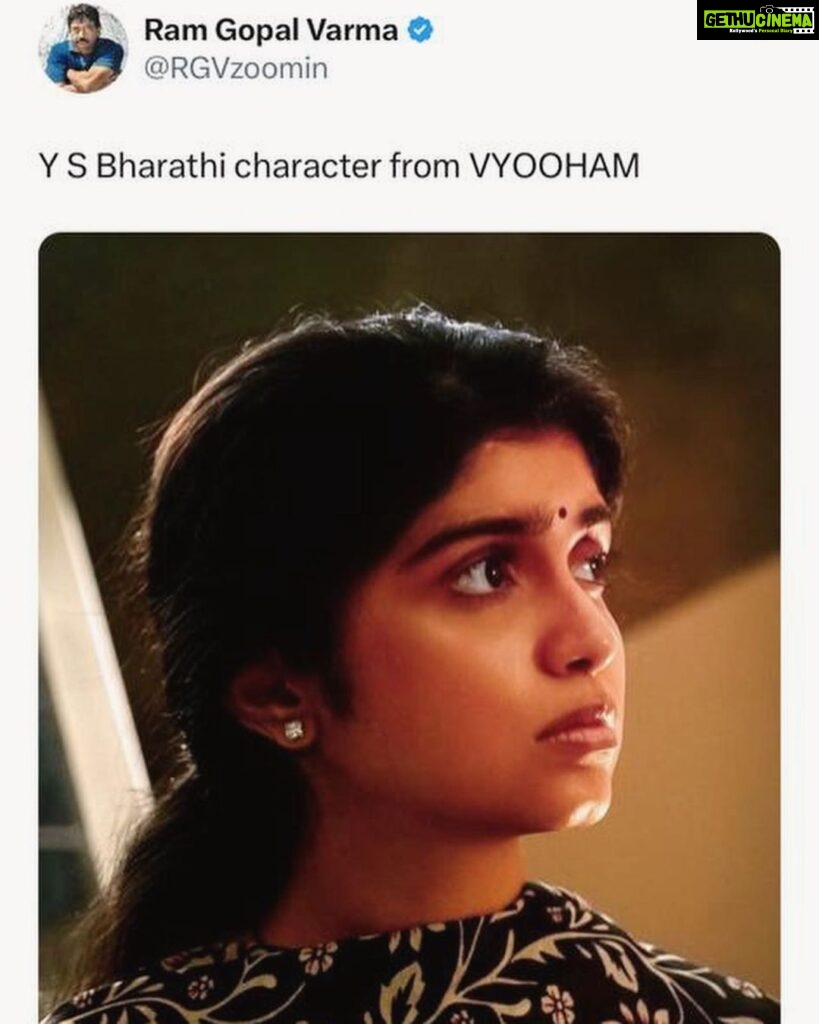 Manasa Radhakrishnan Instagram - YS Bharathi from Ram Gopal Varma’s “Vyooham” 🤍♥️ #Vyooham #ramgopalvarma #ajmalamir #sajeeshrajendran #ysjagan #ysbharathi #stilldreaming ♥️ Hyderabad, India