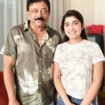 Manasa Radhakrishnan Instagram - ☁️🥹 #RamGopalVarma ♥️ Hyderabad, India