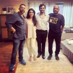 Manasi Parekh Instagram - A Sunday well spent working with the finest 😇🤌🏼 @mohdzeeshanayyub @polyvynil @kamera002 #TVC #goodknight Chitrath Studio