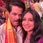Manasi Parekh Instagram – @parthivgohil9 flew down straight from Kailash Mansarovar ( the birth place of Ganesha in North) and I landed from Rameshwaram( the place with maximum Shiva Temples in the South)  to experience the fabulous Ganapaty celebrations at Antilia by the Ambanis! It’s such a special and one of a kind celebration. And the best part is that @parthivgohil9 performs there every year 🙏🏼😇😇 
#ganpatibappamorya 

HMU : @rxxti Antilla House Of Ambani