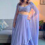 Manjari Fadnnis Instagram - If I were a flower I would be Lavender. She’s the type of flower that can still grow & bloom after a forest fire 🔥 Styled by: @v4ustyling Outfit: @greatmillscollective @labeljadebyashima PR: @v4umedia Manager: @babubhaithiba Pics courtesy: @sunsettribemusic @yashkurle #Lavender #indianoutfit #wedding #bollywoodshaadi #styling #beautiful #indianactress #manjarifadnis #indianwedding #trending #trendingreels #bollywoodactress