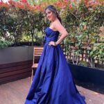 Manjari Fadnnis Instagram - 🪄💫 Pics by @dbhurji 🤗 #gown #queen #royal #blue #princess #royalty #manjarifadnis