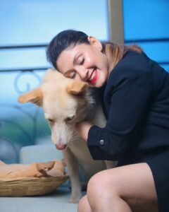 Manjari Fadnnis Instagram - That’s Charlie 🐕❤️ our building stray who waits near the lift & whenever anyone gets in, he walks in all excited with them & finds his way to my door on my floor, knocks with his paw 🐾 & walks in home eats a good meal & sleeps all day & once he’s well rested, he knocks on the door again to be dropped down. Oh y’a & he also gets occasional baths from me or a few other people here, when he gets dirty. 
But Charlie wasn’t always a stray. 

….I 1st time found him in our residential complex chilling inside a baby pool in the clubhouse (while it was shut during the lockdown). He loves water… He used to just randomly jump into the fish pond in the club, just for kicks to play with the fish… 😅 We soon realised he was an abandoned baby, amongst the many dogs who got abandoned by families during Corona times… I don’t know how can anyone have the heart to do that. Disgusts me… 
He used to wait near the lift & cry as if waiting for his family to just take him home. It broke our hearts… 
The other strays in the society  used to try bullying him, but he held his ground, just stood there fearlessly & let them bark it out. Till they all got used to his presence. He slowly made a place for himself & steadily with his sweet gentle personality, won the hearts of everyone in our colony & we named him Charlie. 😊 
We tried getting him adopted but no one took him in since he was already a grown up dog & not a breed (Though he looks like a cross between a Husky & a Golden Retriever with hazel eyes. He’s gorgeous) 
Anyway, He’s now used to treating this beautiful complex as his home… while a few of us here give him all the love & care he needs.
& now instead of 1 home he has found homes in 6/7 different houses here including mine, where he’s welcome, (Btw he’s very sweet with cats too) He visits us, sleeps all day & leaves when he feels like. (Our building society was sweet enough to make an exception for him otherwise they are very strict with rules for strays)
I guess he gets the best of both worlds now.. Home when home & Freedom when he wants to be wild! 

#adoptdontshop #bestofbothworlds  #straydogs #mixbreed #dontabandonyouranimals