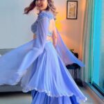 Manjari Fadnnis Instagram - If I were a flower I would be Lavender. She’s the type of flower that can still grow & bloom after a forest fire 🔥 Styled by: @v4ustyling Outfit: @greatmillscollective @labeljadebyashima PR: @v4umedia Manager: @babubhaithiba Pics courtesy: @yashkurle #Lavender #indianoutfit #wedding #bollywoodshaadi #styling #beautiful #indianactress #manjarifadnis #indianwedding #trending #trendingreels #bollywoodactress