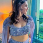 Manjari Fadnnis Instagram - If I were a flower I would be Lavender. She’s the type of flower that can still grow & bloom after a forest fire 🔥 Styled by: @v4ustyling Outfit: @greatmillscollective @labeljadebyashima PR: @v4umedia Manager: @babubhaithiba Pics courtesy: @yashkurle #Lavender #indianoutfit #wedding #bollywoodshaadi #styling #beautiful #indianactress #manjarifadnis #indianwedding #trending #trendingreels #bollywoodactress
