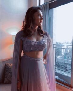 Manjari Fadnnis Instagram - If I were a flower I would be Lavender. She’s the type of flower that can still grow & bloom after a forest fire 🔥

Styled by: @v4ustyling
Outfit: @greatmillscollective
@labeljadebyashima
PR: @v4umedia
Manager: @babubhaithiba
Pics courtesy:  @yashkurle 

#Lavender #indianoutfit #wedding #bollywoodshaadi  #styling #beautiful #indianactress #manjarifadnis #indianwedding #trending #trendingreels #bollywoodactress
