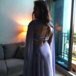 Manjari Fadnnis Instagram - If I were a flower I would be Lavender. She’s the type of flower that can still grow & bloom after a forest fire 🔥 Styled by: @v4ustyling Outfit: @greatmillscollective @labeljadebyashima PR: @v4umedia Manager: @babubhaithiba Pics courtesy: @yashkurle #Lavender #indianoutfit #wedding #bollywoodshaadi #styling #beautiful #indianactress #manjarifadnis #indianwedding #trending #trendingreels #bollywoodactress