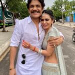 Meenakshi Dixit Instagram – Last year just around this time, while shooting for this one #bangarraju turned out to be a blockbuster 👏❤️😍

#gratitude #memories #greatmemories #telugumovie #blockbuster #nagarjunaakkineni #nagarjuna #nagachaitanya #instagood #reels #reelsinstagram #reelitfeelit