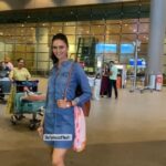 Meenakshi Dixit Instagram - #meenakshidixit Spotted At Mumbai Airport Mumbai, Maharashtra