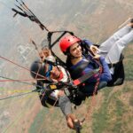 Meenakshi Dixit Instagram - Paragliding! Truly a mesmerising and meditative experience ❤️😍😇✨ “ Orangelife Paragliding “ Location , Kamshet. For Booking Call/what’s app 8888288834, 73919 91111. #meenakshidixit #paragliding #love #adventuresports #adventure #flying #reels #trendingreels #trending #reelsinstagram #reelsvideo #reelitfeelit