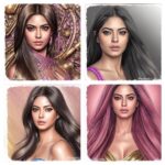 Meera Chopra Instagram – @sidartleo made these stunning images of mine. 
Which is the best one?
My fav is no.2 !
