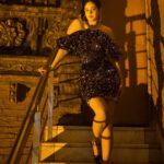 Meera Chopra Instagram - The bling mode for a blingy night My little black blingy dress by @@pooja_shroff_official styled by @juhi.ali Hmu @tanyamakeoverofficial Photography @maliqabid Bilaspur, Chhattisgarh