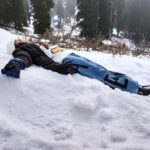 Meera Chopra Instagram - My happy moment!! #snow #zenmode #kashmir #solotrip #holidays #life #travel #mountaingirls