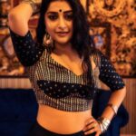 Meera Jasmine Instagram - The mystic hues of old world charm 🌗✨ Photography : @vaffara_ Stylist : @asaniya_nazrin Makeup : @unnips Outfit : @dhaga_ki_kahani Accessories : @goodwillcollectionskerala #BackToBlack #OnwardsAndUpwards #Being #MJ