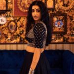Meera Jasmine Instagram - The mystic hues of old world charm 🌗✨ Photography : @vaffara_ Stylist : @asaniya_nazrin Makeup : @unnips Outfit : @dhaga_ki_kahani Accessories : @goodwillcollectionskerala #BackToBlack #OnwardsAndUpwards #Being #MJ