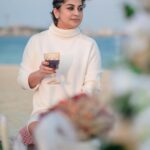 Meera Nandan Instagram - Still waiting for my Santa 🎅🏼♥️🎄🍷 . 📸 @vibethinks #christmas #winter #wine #love #positivevibes #xmas #tree #instagood #festivities #happy #allsmiles #picoftheday #dubai Dubai, United Arab Emirates