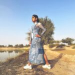 Meera Nandan Instagram - ☀️ 💫 📸 @iarjunphotography #alqudra #dubaimorning #blue #happiness #love #dubai #happy #mydubai #positivevibes #instagood #saturday #happyweekend Dubai, United Arab Emirates