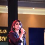 Meera Nandan Instagram - 🖤 📸 @sabir_photography_ #christopherevent #goldfm #arabiancenter #love #host #happyonstage #mammootty #dubai #dubaievent #weekend #happyweekend #positivevibes #instagood Arabian Center