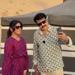 Meera Nandan Instagram - മരുഭൂമിയിലെ മമ്മൂക്ക 🤩 Swipe >>> . #adaytoremember #mammootty #megastar #mammokka #dessert #dessertdrive #waitforthesurprise #christopher #love #positivevibes #happyvibes #dubai #mydubai #dubaidessert #unseen Dubai, United Arab Emirates