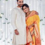 Meera Nandan Instagram - Love, arranged to perfection! From a matrimonial site to the promise of forever, Meera and Sreeju have come a long way. After the state where parents talk among themselves, Sreeju flew from London to Dubai to meet who would become the most important person in his life; his partner for eternity and beyond. The rest of the story goes like any other, yet rich in its uniqueness – they meet, they fall in love, and they decide to spend the rest of their lives together. Here’s to being newly engaged!🥂 . . . Photographer: @lightsoncreations Makeup: @unnips Styled by: @styledbysmiji Jewellers: @amaera_jewels . . . #weddingphotography #engagementphotography #engagementphotos #meeranandan #meeranandanengagement #celebritywedding #celebrityengagement #celebrityweddingphotographer #celebrityweddingphotography #celebritiesofkerala #keralaweddingstyles #malayalammovies #malayalamactress #keralaactress #keralacelebrity #influencerwedding #weddingphotoinspiration #keralaweddingstyles #lightsoncreations #studioloc #teamloc