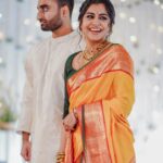 Meera Nandan Instagram - Love, arranged to perfection! From a matrimonial site to the promise of forever, Meera and Sreeju have come a long way. After the state where parents talk among themselves, Sreeju flew from London to Dubai to meet who would become the most important person in his life; his partner for eternity and beyond. The rest of the story goes like any other, yet rich in its uniqueness – they meet, they fall in love, and they decide to spend the rest of their lives together. Here’s to being newly engaged!🥂 . . . Photographer: @lightsoncreations Makeup: @unnips Styled by: @styledbysmiji Jewellers: @amaera_jewels . . . #weddingphotography #engagementphotography #engagementphotos #meeranandan #meeranandanengagement #celebritywedding #celebrityengagement #celebrityweddingphotographer #celebrityweddingphotography #celebritiesofkerala #keralaweddingstyles #malayalammovies #malayalamactress #keralaactress #keralacelebrity #influencerwedding #weddingphotoinspiration #keralaweddingstyles #lightsoncreations #studioloc #teamloc