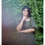 Megha Akash Instagram - 💚 Styled by @officialanahita Outfit: @jasthiclothing Pic: @they_call_me_keshu #workmode #love #promotions