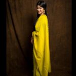 Megha Akash Instagram - •💛• Styled by @officialanahita Outfit: @label_kinjalmodi x @viralmantra Pic: @infini8stories #promotions #workmode #love