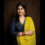 Megha Akash Instagram - •💛• Styled by @officialanahita Outfit: @label_kinjalmodi x @viralmantra Pic: @infini8stories #promotions #workmode #love