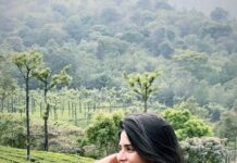 Megha Akash Instagram - When work takes you to amazing places 🤍 #lucky #love #travel #tamilnadu #nature