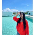 Megha Akash Instagram – ~ less Monday, more summer 🧡 

 @pickyourtrail @riuhotels

 #Pickyourtrail #HasslefreeHolidays #LetsPYT #RiuPalace #PickyourtrailToRiuPalace Hotel Riu Palace Maldivas