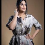 Megha Akash Instagram - •💖• Styled by @officialanahita Outfit: @pallavisingh_arcvsh Pic: @sachinbharadwaj #workmode #love #promotions