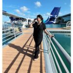 Megha Akash Instagram - Thank you Manta Air for your amazing hospitality 💛 @pickyourtrail @mantaair #Pickyourtrail #HasslefreeHolidays #LetsPYT #LikeAManta #MyMantaExperience