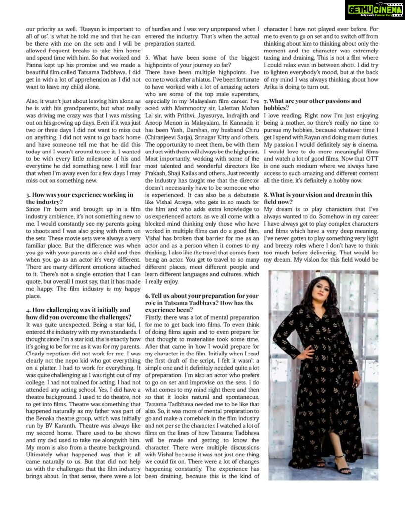 Meghana Raj Instagram - Meghana Raj Sarja's journey has been nothing short of extraordinary. Her remarkable acting career, numerous accolades, and a love story that spanned a decade led her to the beautiful chapter of marriage with Chiranjeevi Sarja. Catch this amazing interview with Meghana Raj Sarja in the September issue of Provoke Magazine. #meghanaraj #love #provokelifestyle #provokemagazine
