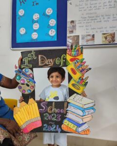 Meghana Raj Instagram - Once we become a parent it's not just the children crossing milestones but us as parents too! And today happens to be one such special day! Raayan's very first day of school! I simply can't put the emotions I went through in words... his very 1st step towards education, knowledge and most importantly life lessons 😊 Need All ur good wishes and blessings for our little one 🙏 @chirusarja #raayanrajsarja