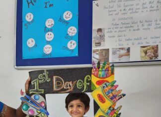 Meghana Raj Instagram - Once we become a parent it's not just the children crossing milestones but us as parents too! And today happens to be one such special day! Raayan's very first day of school! I simply can't put the emotions I went through in words... his very 1st step towards education, knowledge and most importantly life lessons 😊 Need All ur good wishes and blessings for our little one 🙏 @chirusarja #raayanrajsarja