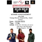Meghana Raj Instagram – Meet your favourite stars at Venkateshwara enterprises HSR layout on 10th April 2023