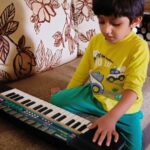 Meghana Raj Instagram - Terrific Tuesdays with our very own composer! He did get a reward post his stunning performance... Wat did he do with the reward tho? And wat was the reward anyway??? Any guesses??