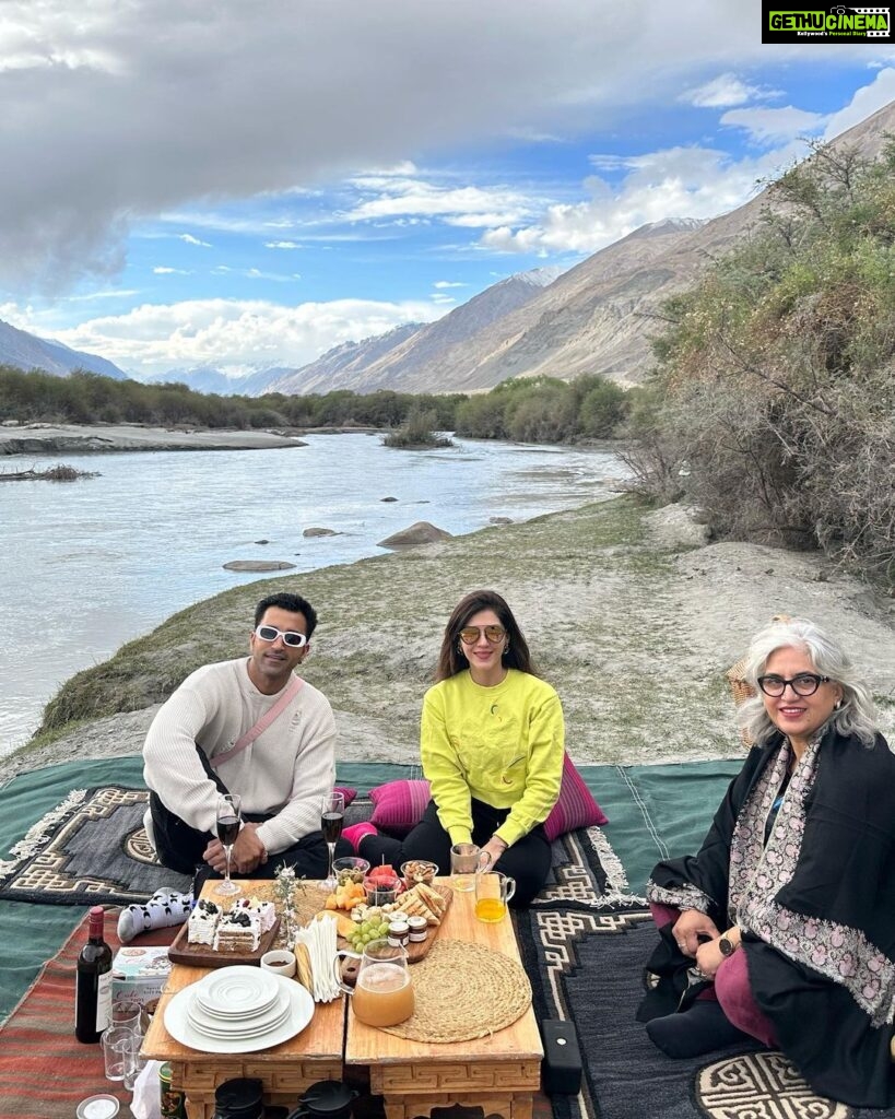Mehrene Kaur Pirzada Instagram - Happy 50th Birthday Birth giver 😘 ❤️ Nubra Valley, Ladakh, India