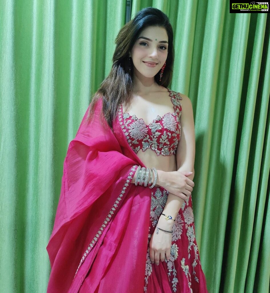 Mehrene Kaur Pirzada Instagram - All dressed up for Ugadi celebrations in Rayagada 😃