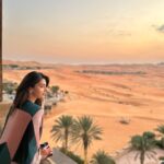 Mehrene Kaur Pirzada Instagram – रेगिस्तान में 🏜️ Qasr Al Sarab Desert Resort by Anantara