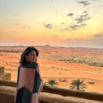 Mehrene Kaur Pirzada Instagram – रेगिस्तान में 🏜️ Qasr Al Sarab Desert Resort by Anantara