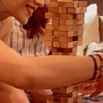 Mehrene Kaur Pirzada Instagram – Jenga diaries with my girlie 💞
The happiness when you safely put your block is hard to explain. Love this game 😆 

#goa