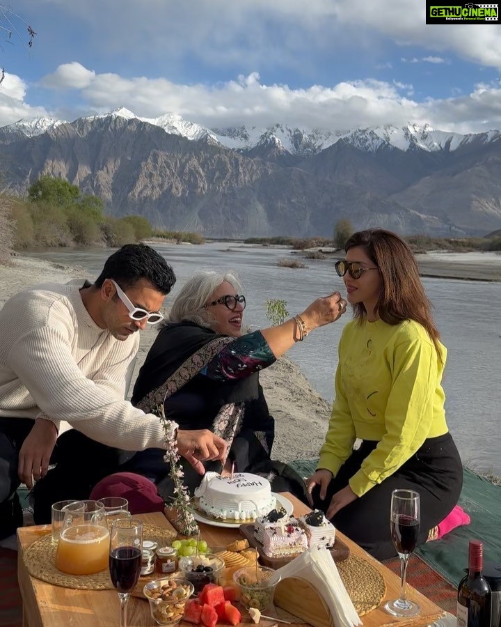 Mehrene Kaur Pirzada Instagram - Happy 50th Birthday Birth giver 😘 ❤️ Nubra Valley, Ladakh, India
