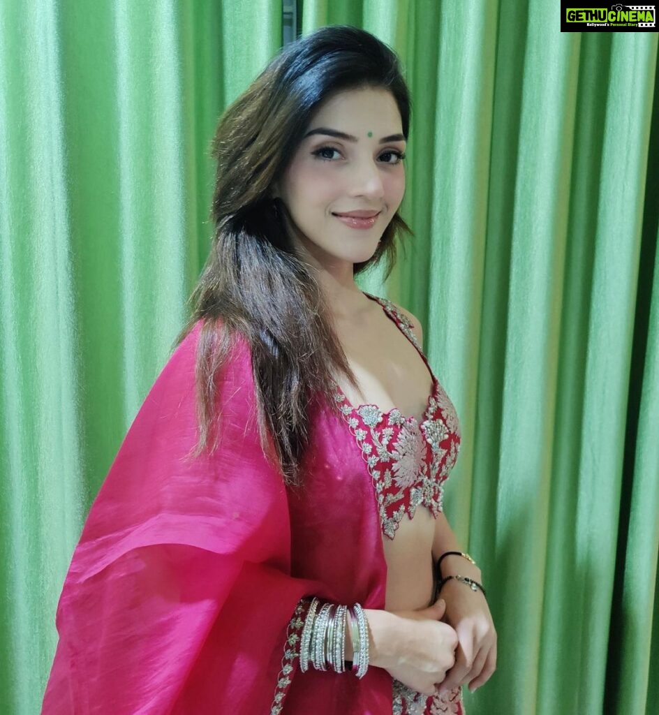 Mehrene Kaur Pirzada Instagram - All dressed up for Ugadi celebrations in Rayagada 😃