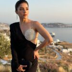Mehrene Kaur Pirzada Instagram - Nothing makes a woman more beautiful than the belief that she is beautiful 🌹💥 ~ Sophia Loren Mykonos, Greece